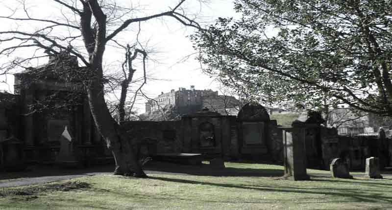 ➲ Greyfriars Kirkyard Friedhof in Edinburgh bei Schottland